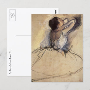 De Danseres van Edgar Degas, Kunst van een Balleri Briefkaart
