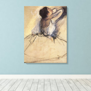 De danseres van Edgar Degas, Vintage Ballerina Kun Canvas Afdruk