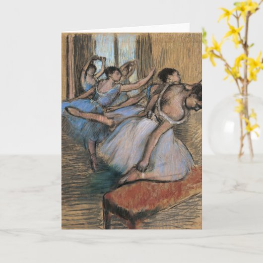 De dansers | Edgar Degas Kaart (Gele Bloem)