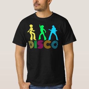 De Dansers van de disco en Funky jaren '70Tekst T-shirt