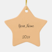 De Dansers van Salsa Keramisch Ornament (Achterkant)