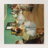 De dansklasse (1874) van Edgar Degas Legpuzzel (Verticaal)