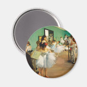 De dansklasse (1874) van Edgar Degas Magneet (Voorkant / Achterkant)