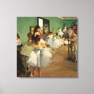 De dansklasse Edgar Degas Canvas Afdruk