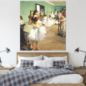 De dansklasse Edgar Degas Canvas Afdruk (Insitu (Slaapkamer))