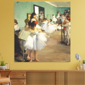 De dansklasse Edgar Degas Canvas Afdruk (Insitu (Woonkamer))