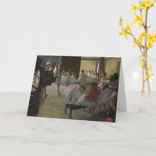De dansklasse | Edgar Degas Kaart (Gele Bloem)