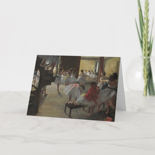 De dansklasse | Edgar Degas Kaart (Voorkant)