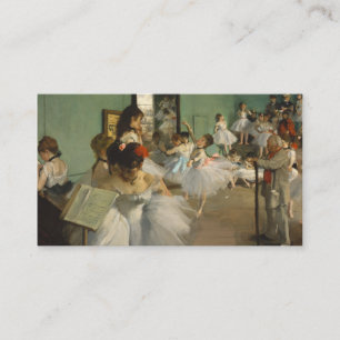 De dansklasse. Edgar Degas Visitekaartje