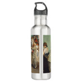 De dansklasse Edgar Degas Waterfles (Achterkant)
