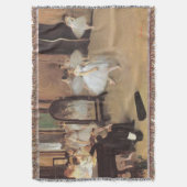 De dansklasse van Edgar Degas, ballet Deken (Voorkant Verticaal)