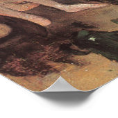 De dansklasse van Edgar Degas,  ballet Poster (Hoek)