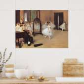 De dansklasse van Edgar Degas,  ballet Poster (Keuken)