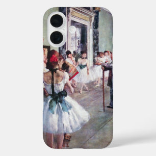 De dansklasse van Edgar Degas,  balletkunst iPhone 16 Hoesje