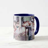 De dansklasse van Edgar Degas,  balletkunst Mok (Voorkant rechts)