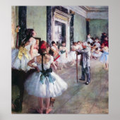 De dansklasse van Edgar Degas,  balletkunst Poster (Voorkant)