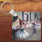 De dansklasse van Edgar Degas,  balletkunst Sleutelhanger (Voorkant)