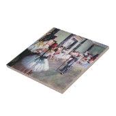 De dansklasse van Edgar Degas,  balletkunst Tegeltje (Zijkant)