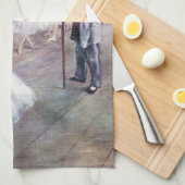 De dansklasse van Edgar Degas,  balletkunst Theedoek (Quarter Fold)