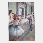 De dansklasse van Edgar Degas,  balletkunst Theedoek (Verticaal)