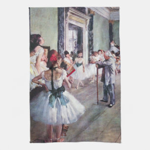 De dansklasse van Edgar Degas,  balletkunst Theedoek