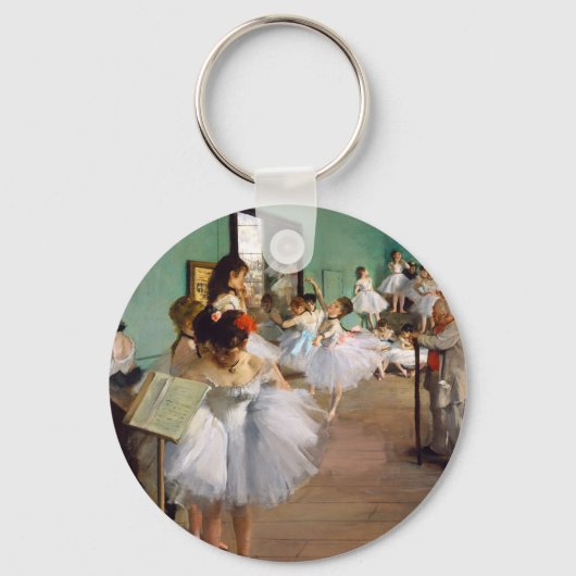 De dansklasse van Edgar Degas Sleutelhanger (Voorkant)