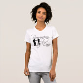 De danslank uitzetten t-shirt (Voorkant volledig)