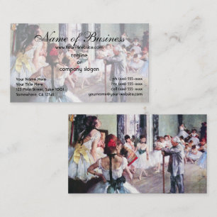 De Dansles door Edgar Degas Visitekaartje