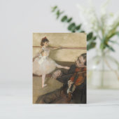 De dansles | Edgar Degas Briefkaart (Staand voorkant)