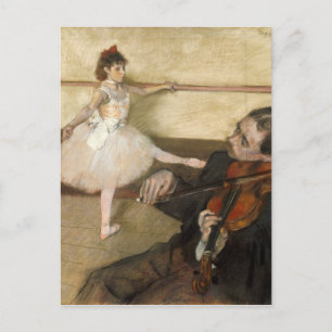 De dansles - Edgar Degas Briefkaart