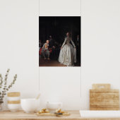 De dansles - Fragonard Rococo Art Poster (Keuken)