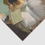 De dansles van Edgar Degas Tissuepapier (Detail)