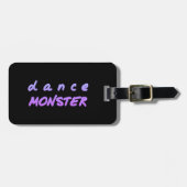 De dansmonster bagagelabel (Voorkant horizontaal)