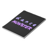 De dansmonster notitieblok (Gedraaid)