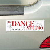De Dansstudio, bumpersticker (Op auto)