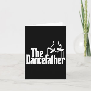 De dansvader Funny Dance Dad Danser Dancing Fat Kaart