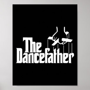 De dansvader Funny Dance Dad Danser Dancing Fat Poster