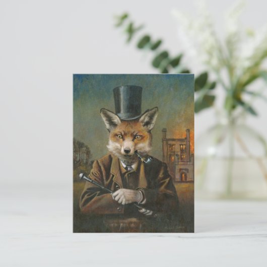 De Dapper Fox Post Card Briefkaart (Staand voorkant)
