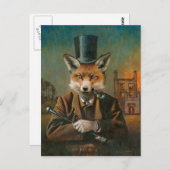 De Dapper Fox Post Card Briefkaart (Voorkant / Achterkant)