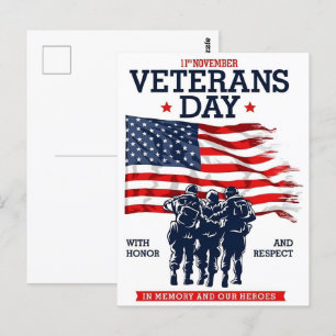 De dapperen herdenken op Veteranendag Briefkaart