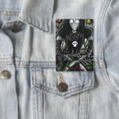 De Dark Mirror-verzamelspeld 2 Button (Insitu)