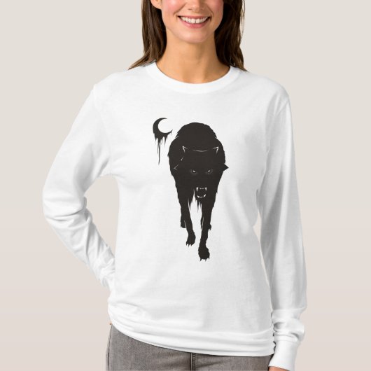 DE DARK WOLF T-SHIRT (Voorkant)