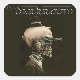 De Darkroom Skull Sticker