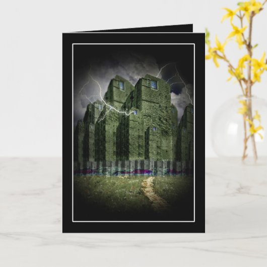 De Darkside van de stad Haunted Kaart (Gele Bloem)