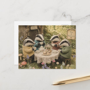 De Das Thee Partij Briefkaart