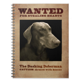 De Dashing Doberman-laptop Notitieboek