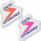 De Data Life Vinyl Sticker Set (Voorkant)