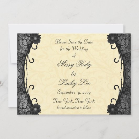 De datum handmatig opslaan save the date (Voorkant)