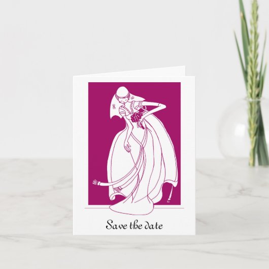 De datum opslaan aankondiging (Voorkant)