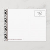 De datum opslaan aankondigingskaart (Achterkant)